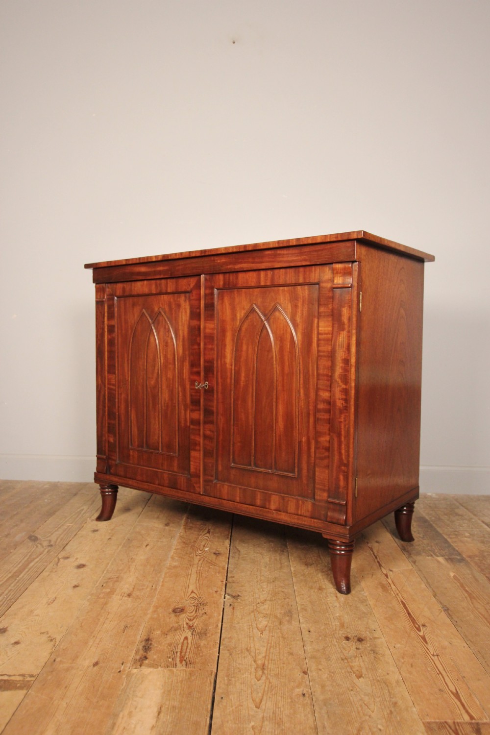 Highly Stylish Regency Mahogany Side Cabinet View II