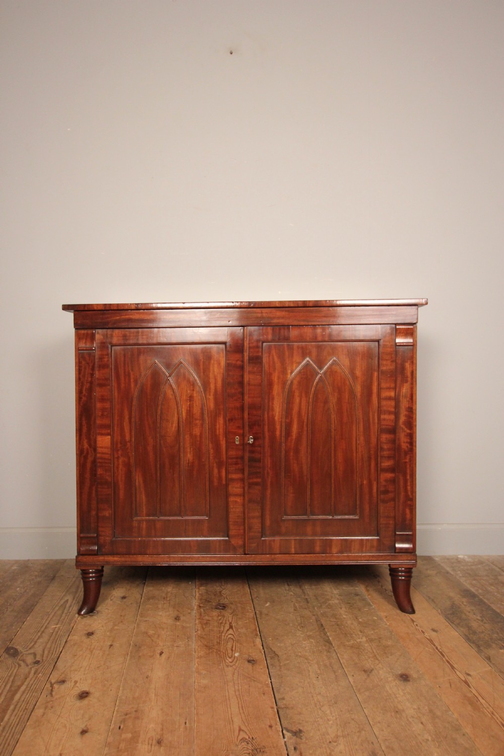 Highly Stylish Regency Mahogany Side Cabinet View III