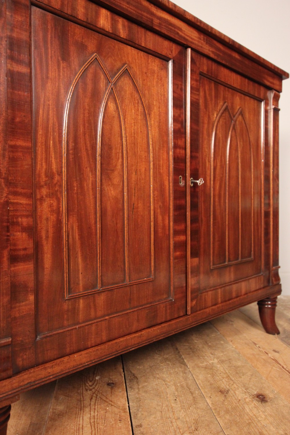 Highly Stylish Regency Mahogany Side Cabinet View IV