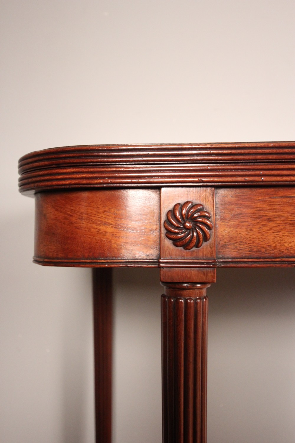 Beautiful Regency Mahogany Card Table View IV