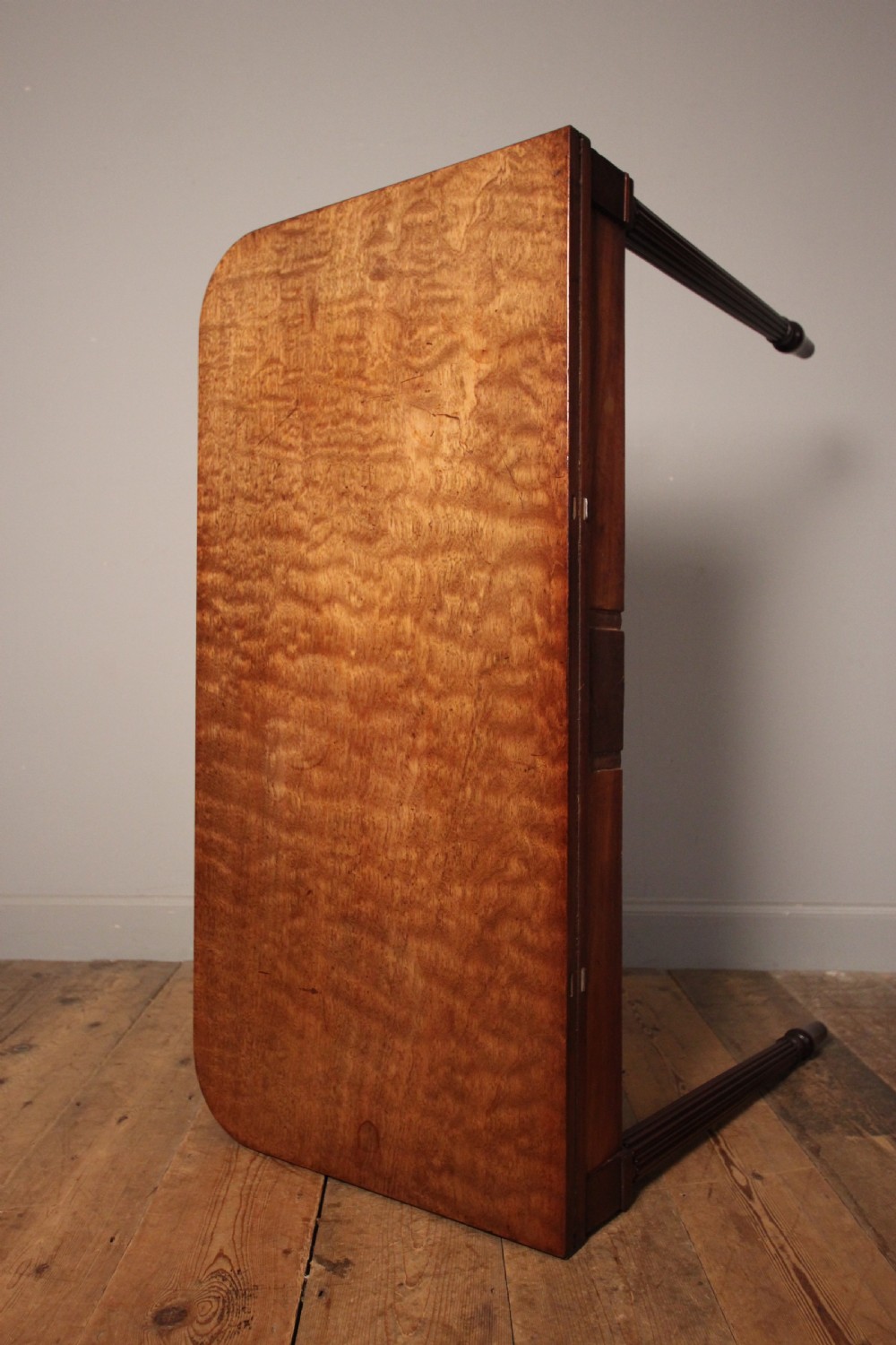 Beautiful Regency Mahogany Card Table View VIII
