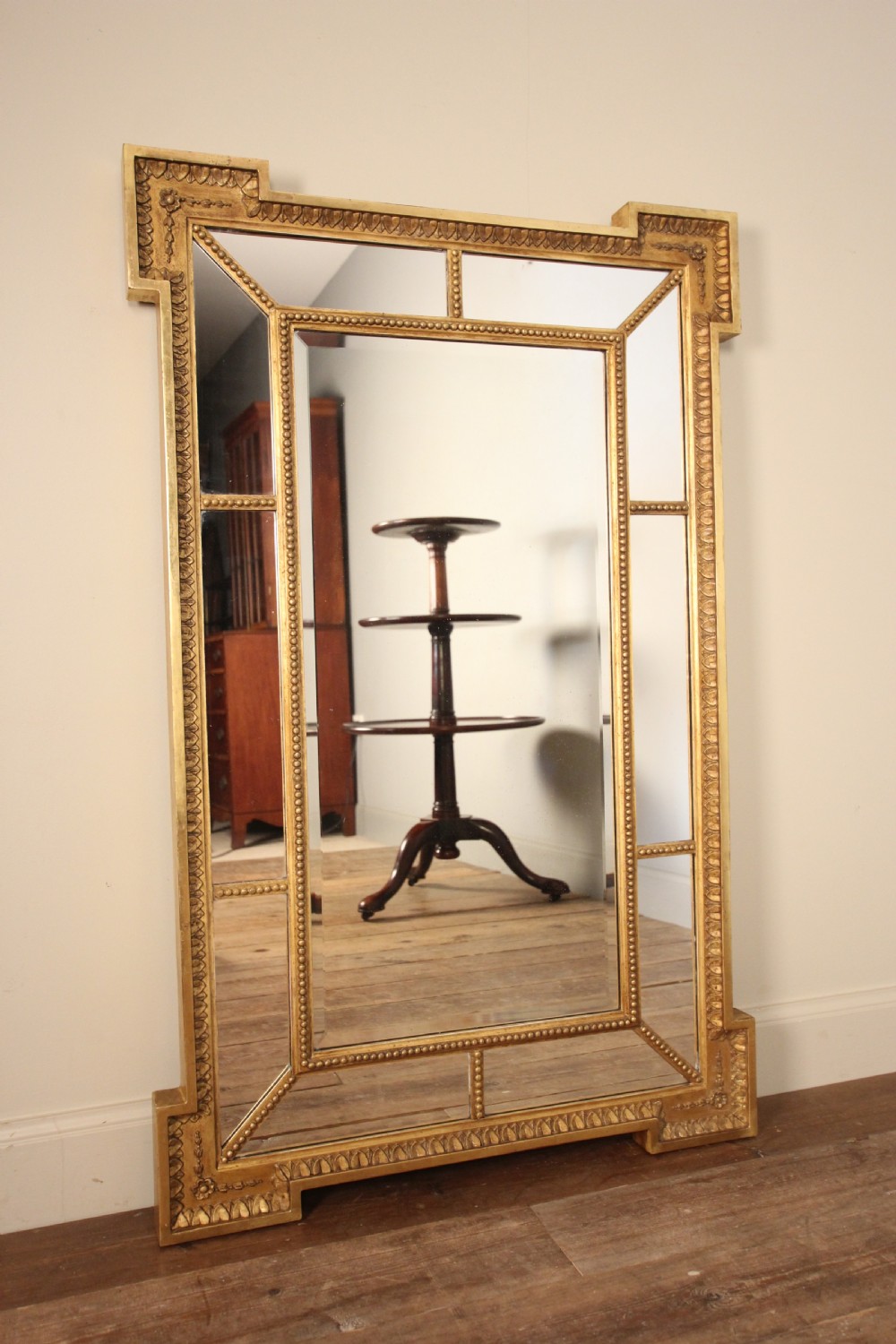 19th Century Giltwood Margin Mirror