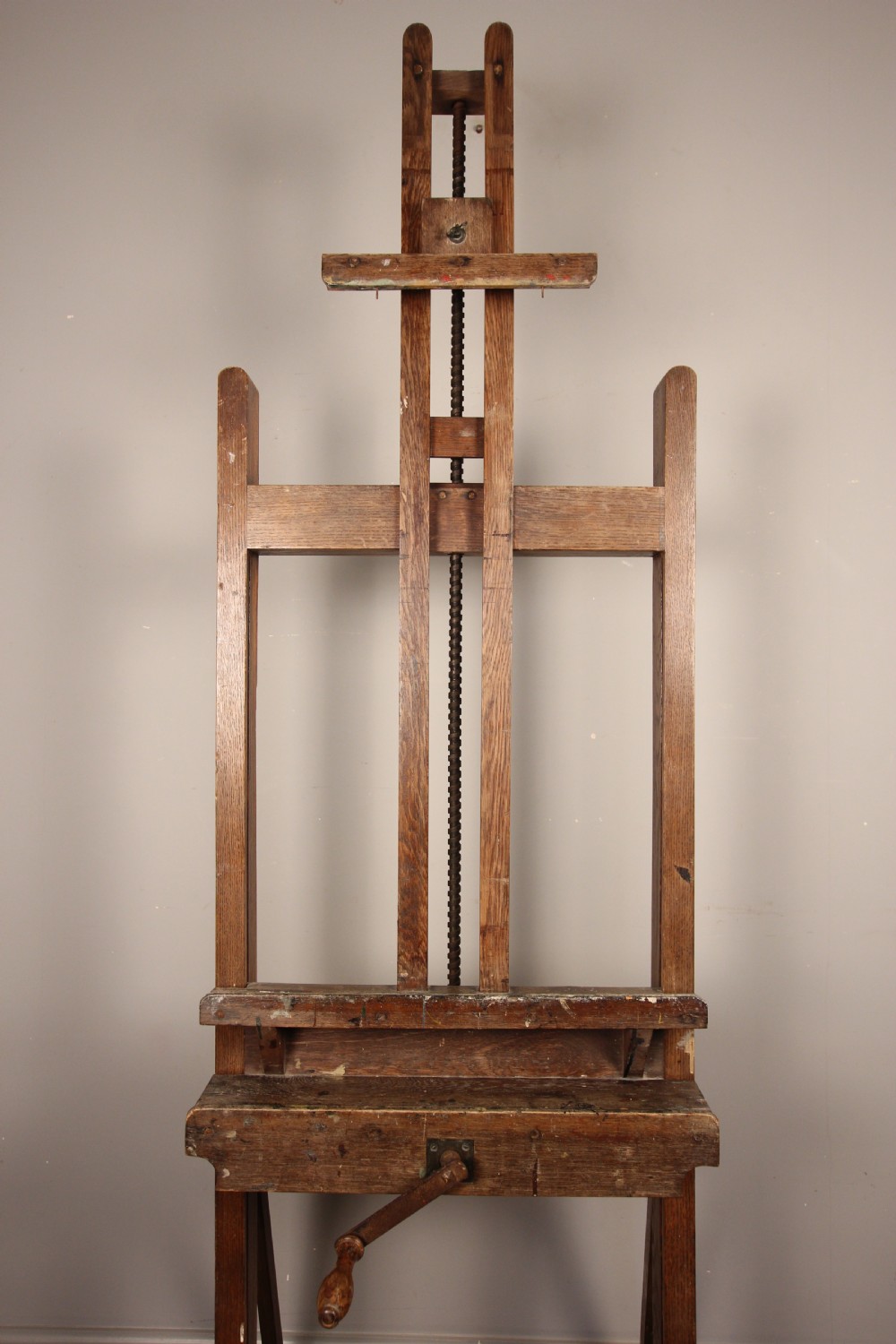 19th Century English Oak Artists Easel View IV