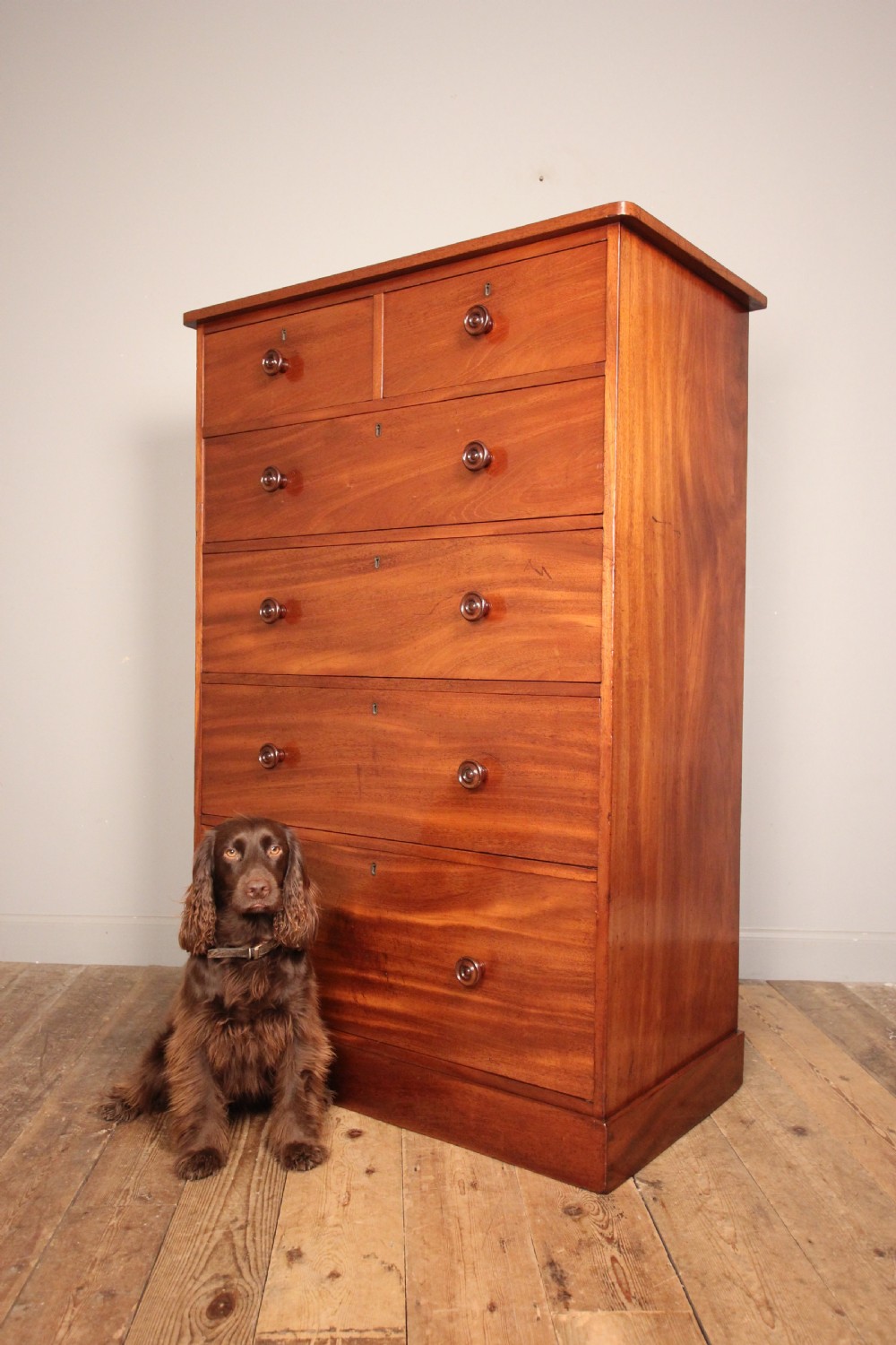 Country House Mahogany Chest of Drawers View II