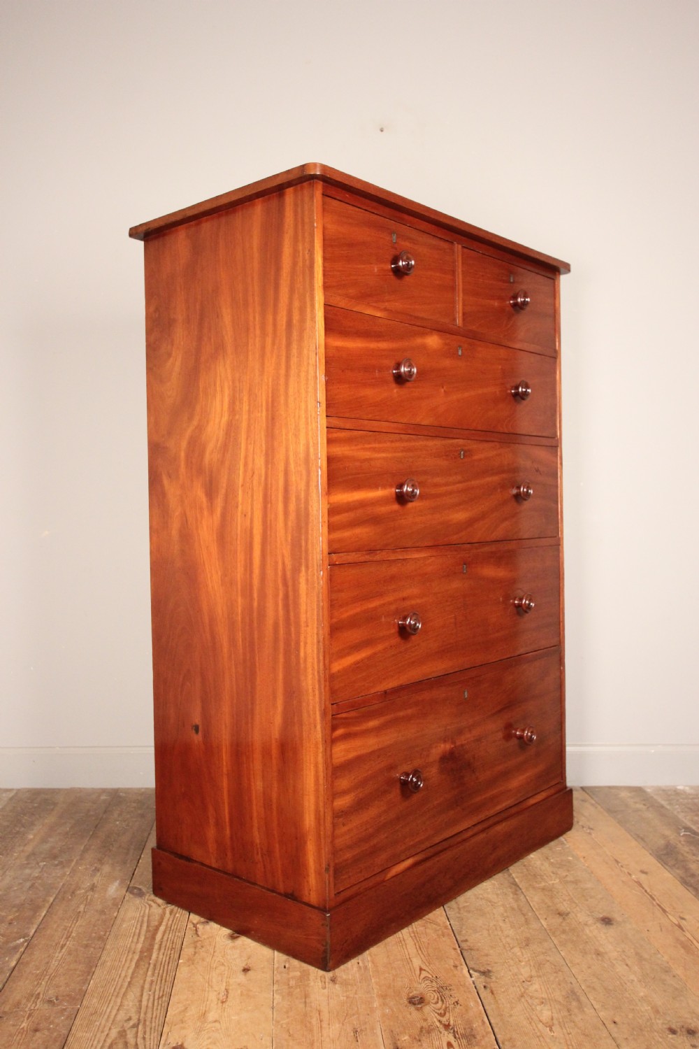 Country House Mahogany Chest of Drawers View III