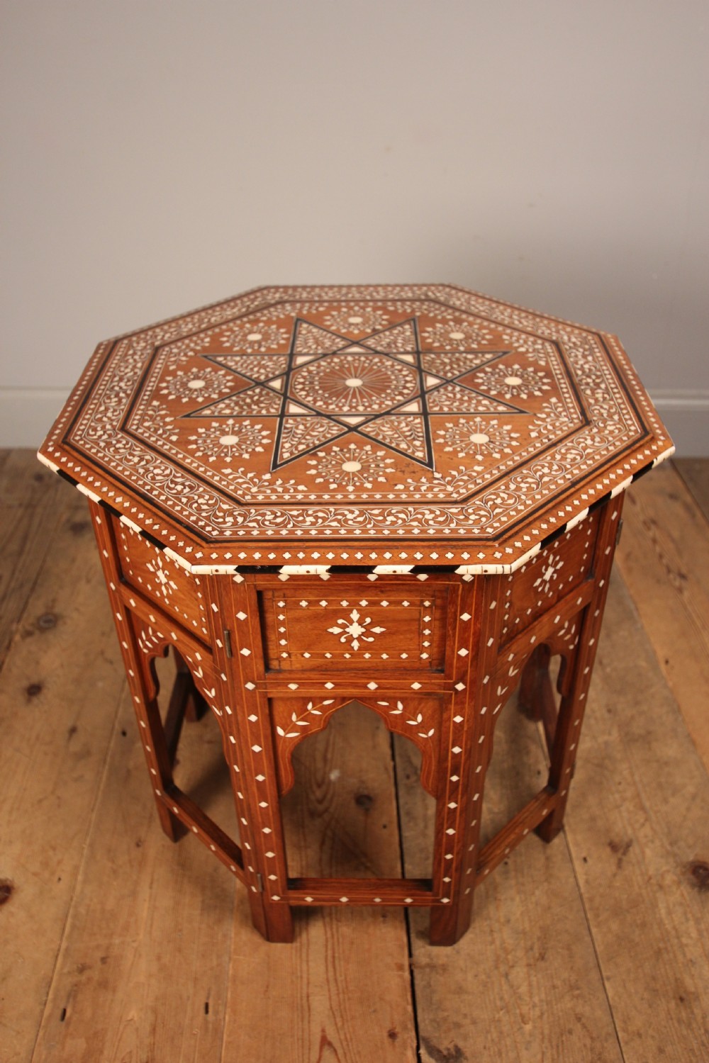 19th C. Anglo Indian Hoshiarpur Table View II