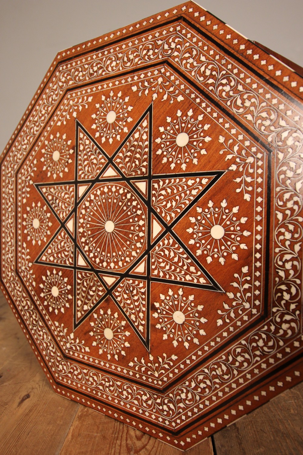 19th C. Anglo Indian Hoshiarpur Table View VII