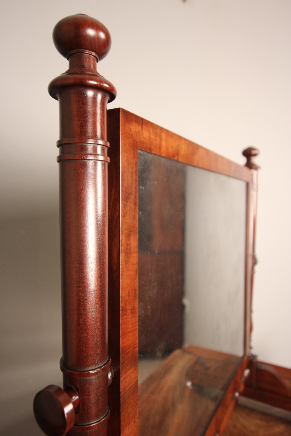 George III Mahogany Dressing Table Mirror View VII