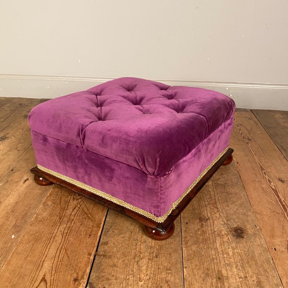 William IV Rosewood Footstool
