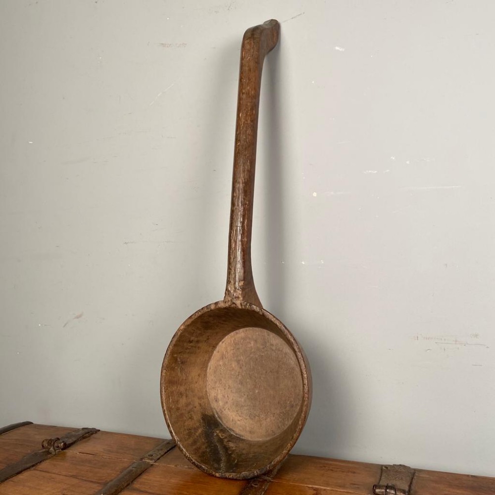 Large 19th C Sycamore Ladle