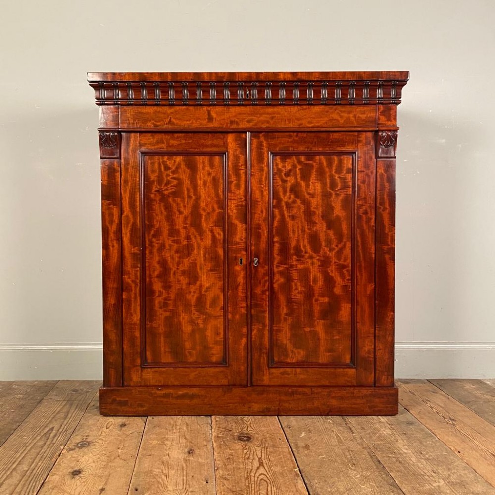 Wonderful Small George IV Mahogany Dwarf Cabinet
