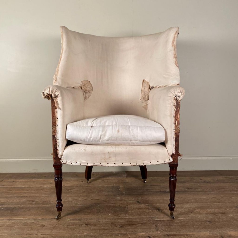 18th Century Mahogany Gillows Barrel Back Chair
