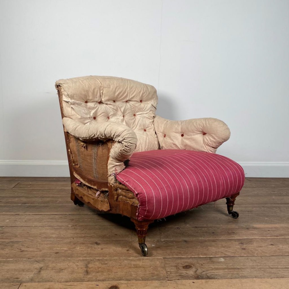 19th C. Howard & Sons Armchair