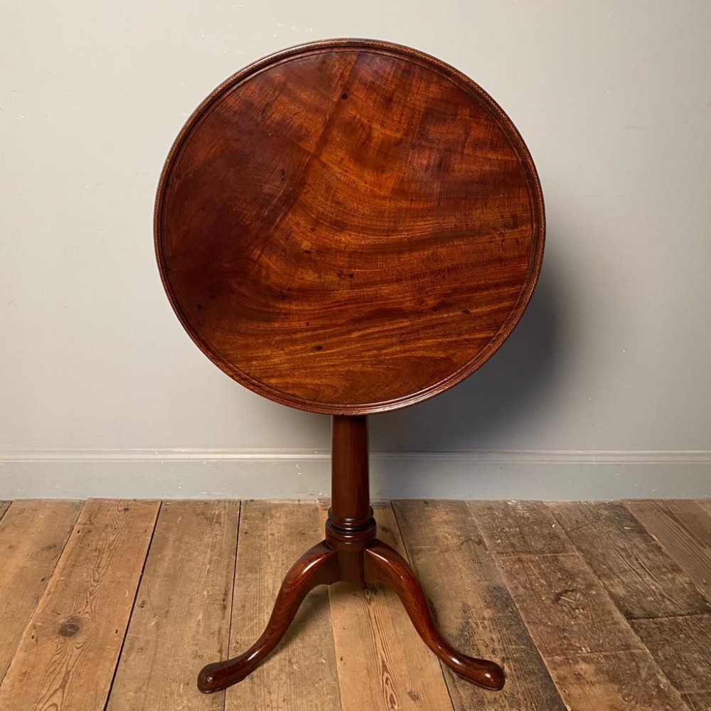 George II Gun Barrel Tilt Top Table