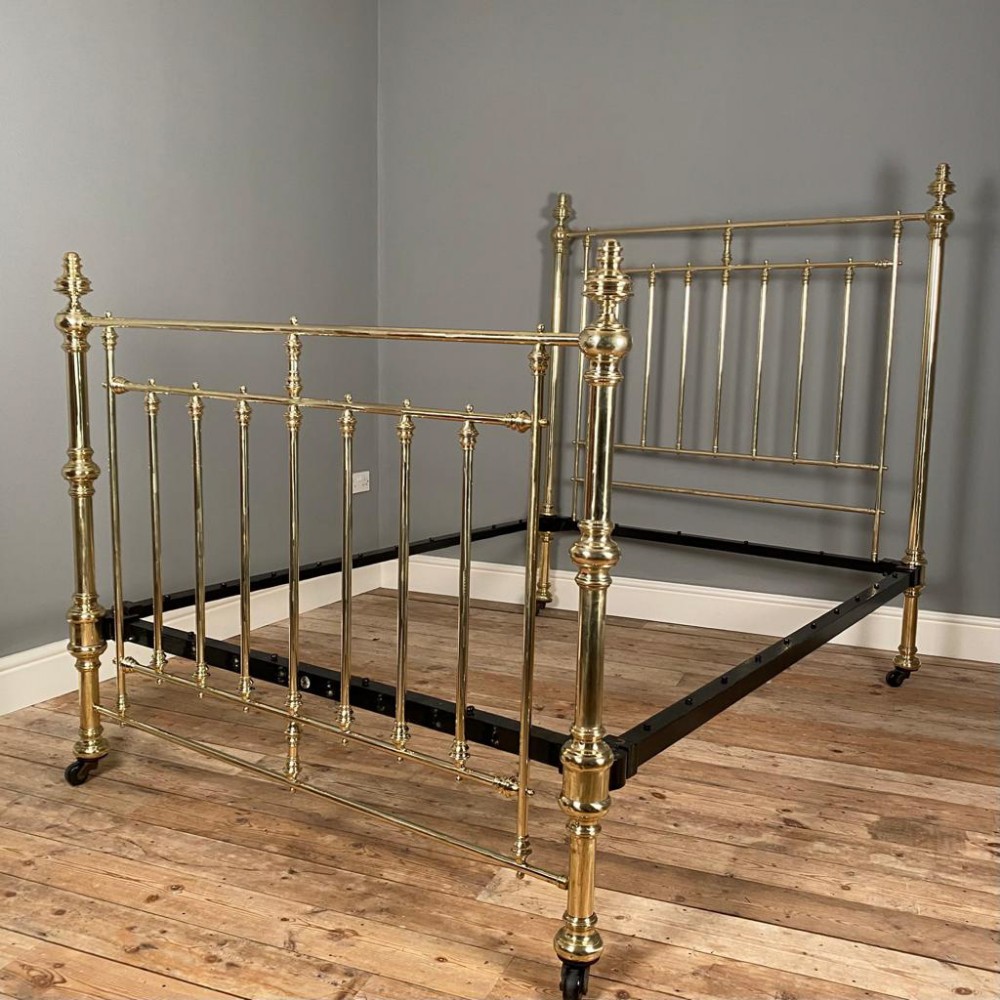Classic Brass Double Bed by Hoskins & Sewell for Maple & Co.