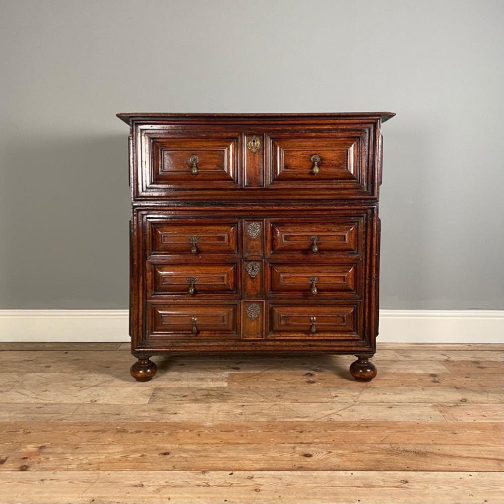 17th Century Charles II Walnut Chest of Drawers