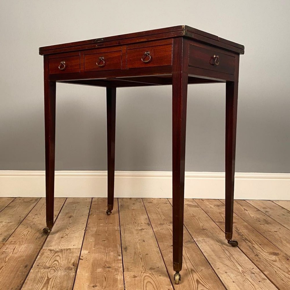 18th C. Small Mahogany Patience Table