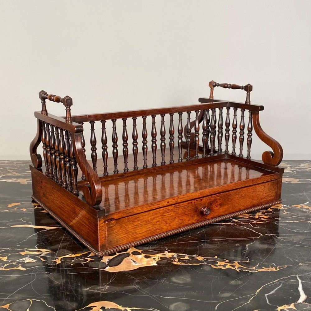 Regency Rosewood Book Carrier attributed to Gillows