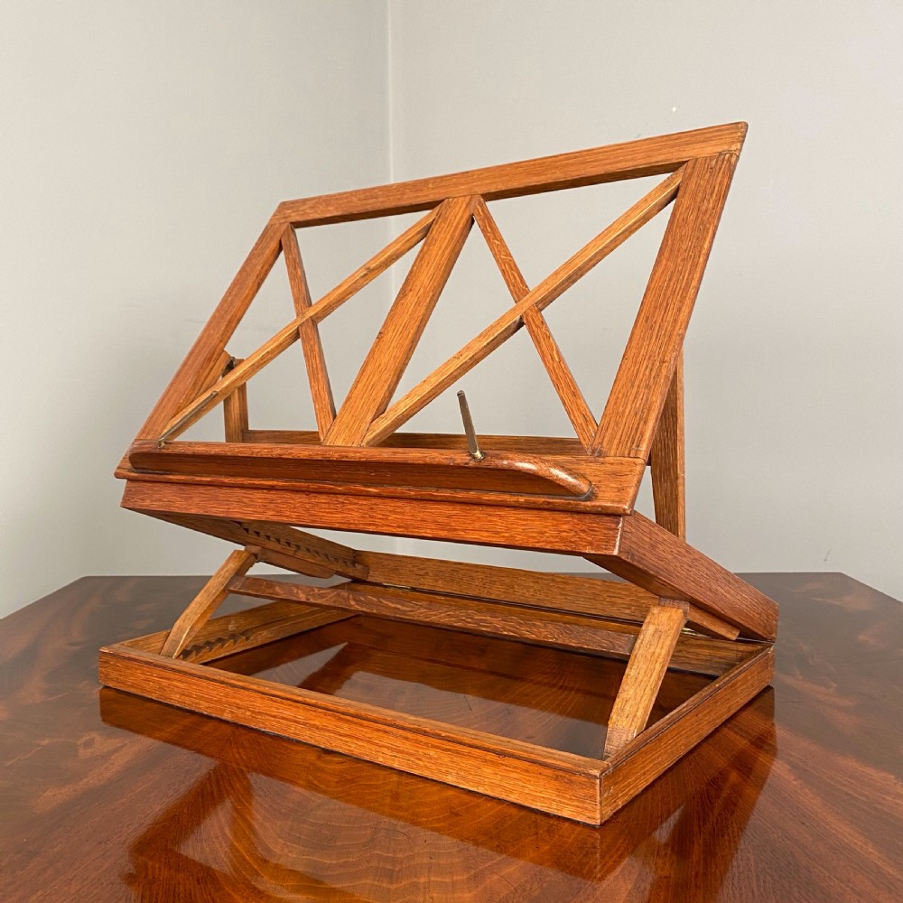 19th C English Oak Book Rest