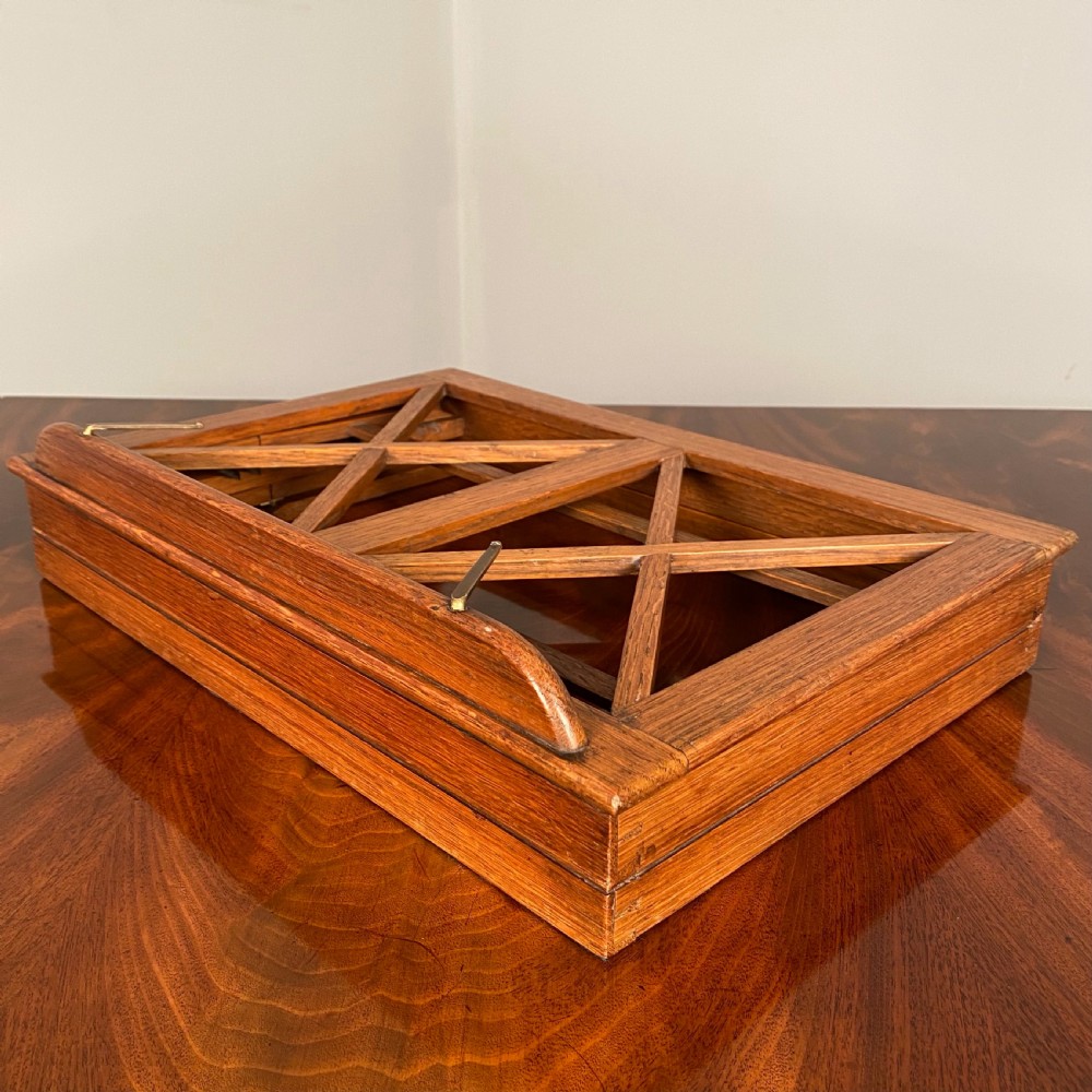 19th C English Oak Book Rest View VII