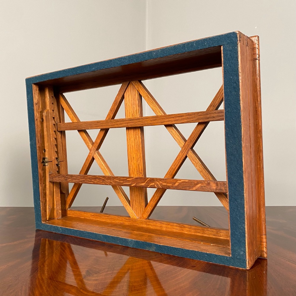 19th C English Oak Book Rest View VIII