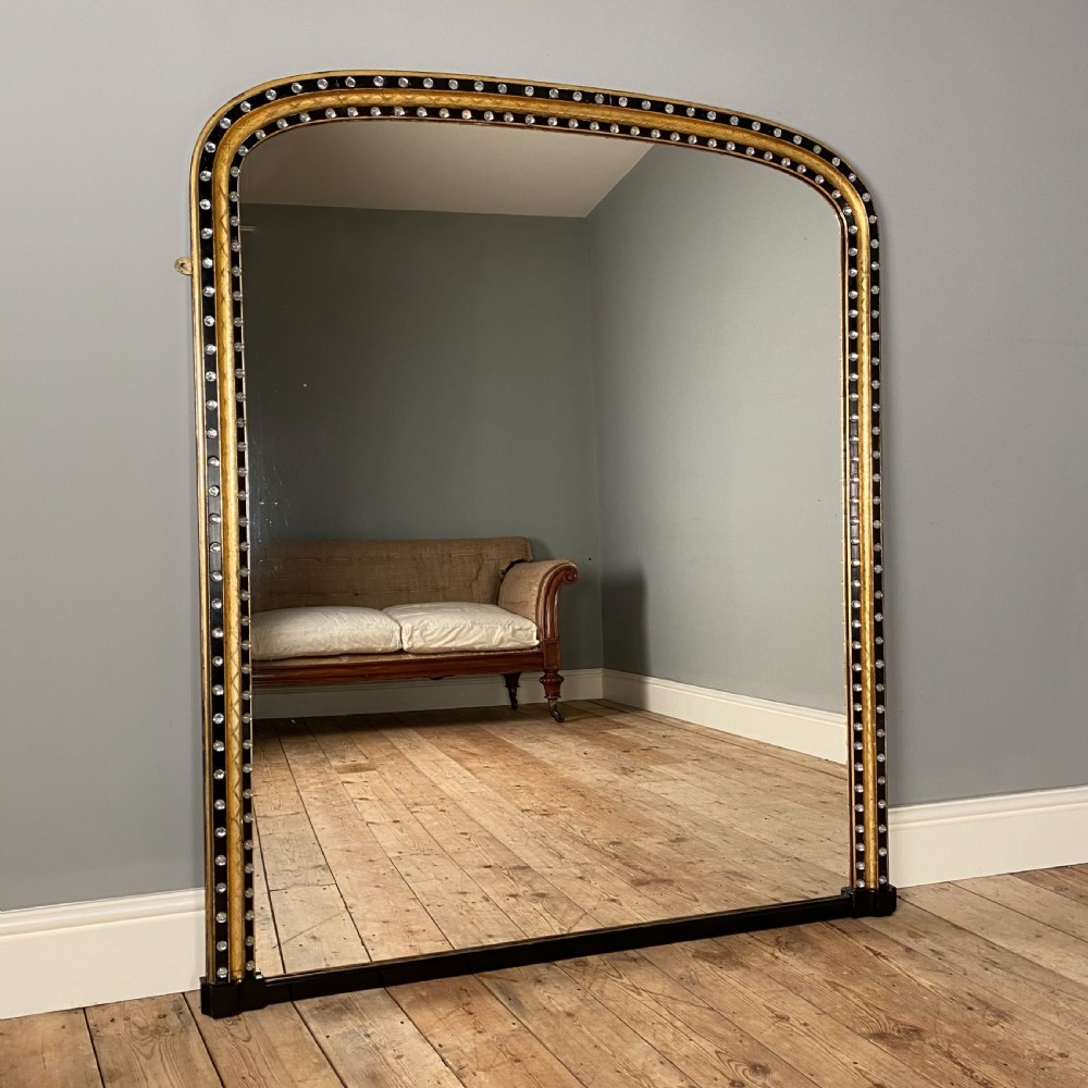 Rare 19th C Irish Overmantle Mirror View II