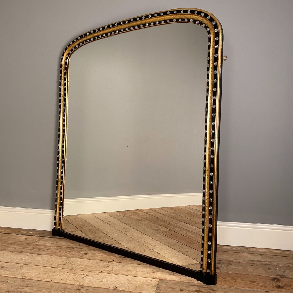 Rare 19th C Irish Overmantle Mirror View III