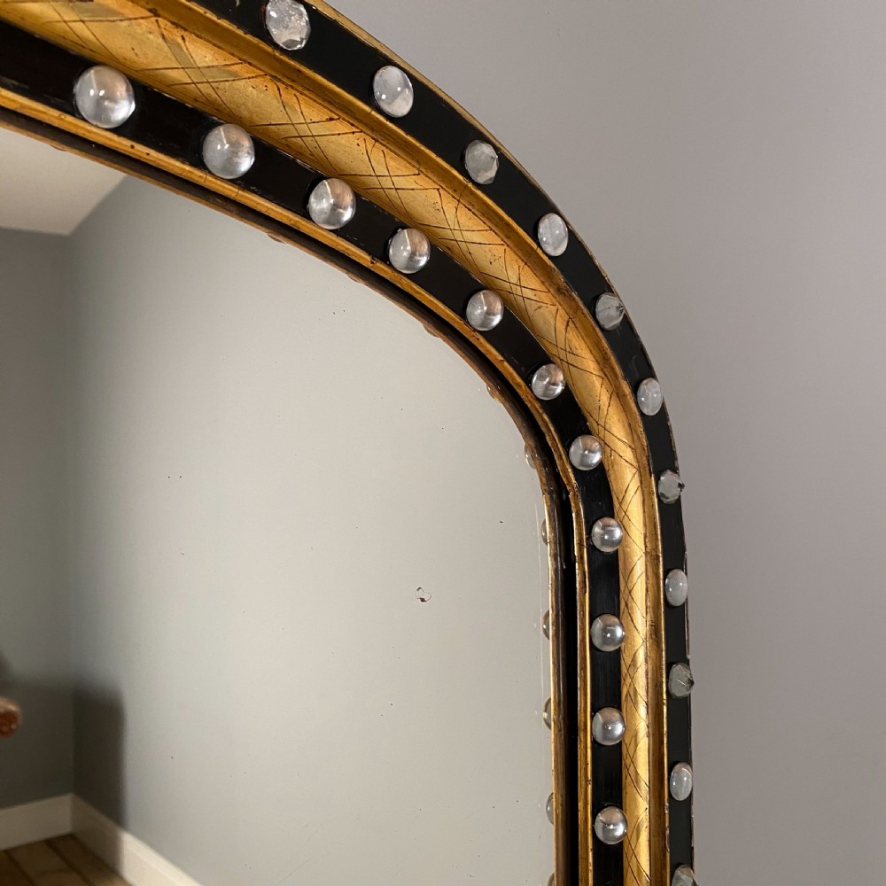 Rare 19th C Irish Overmantle Mirror View IV