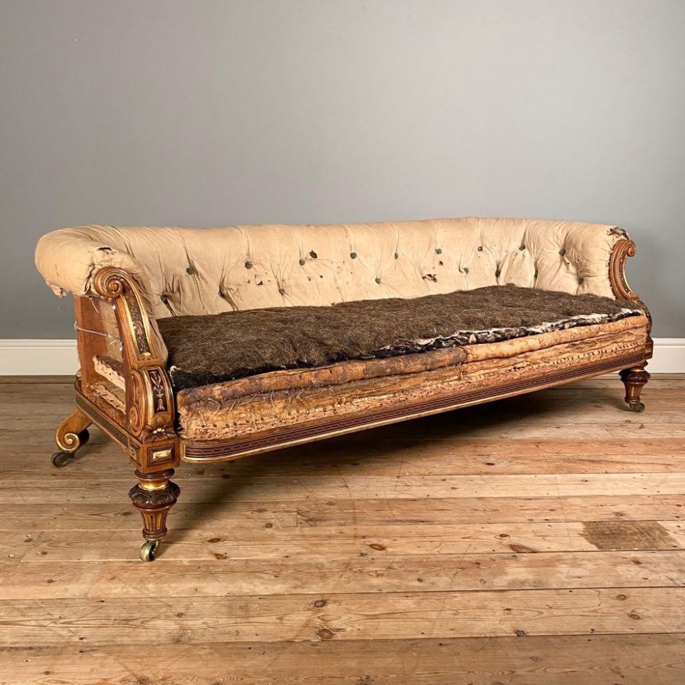 Rare 19th Century Sofa by Johnstone & Jeanes