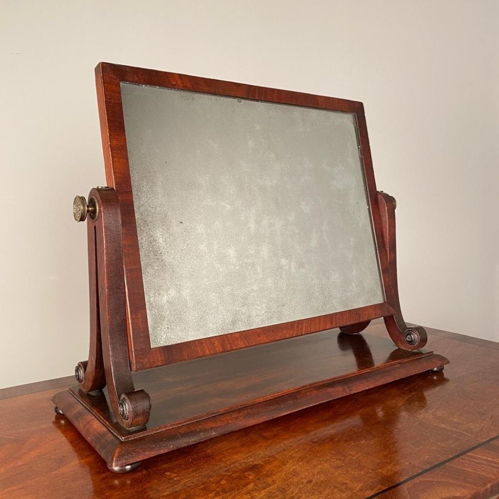 Regency Mahogany Dressing Table Mirror