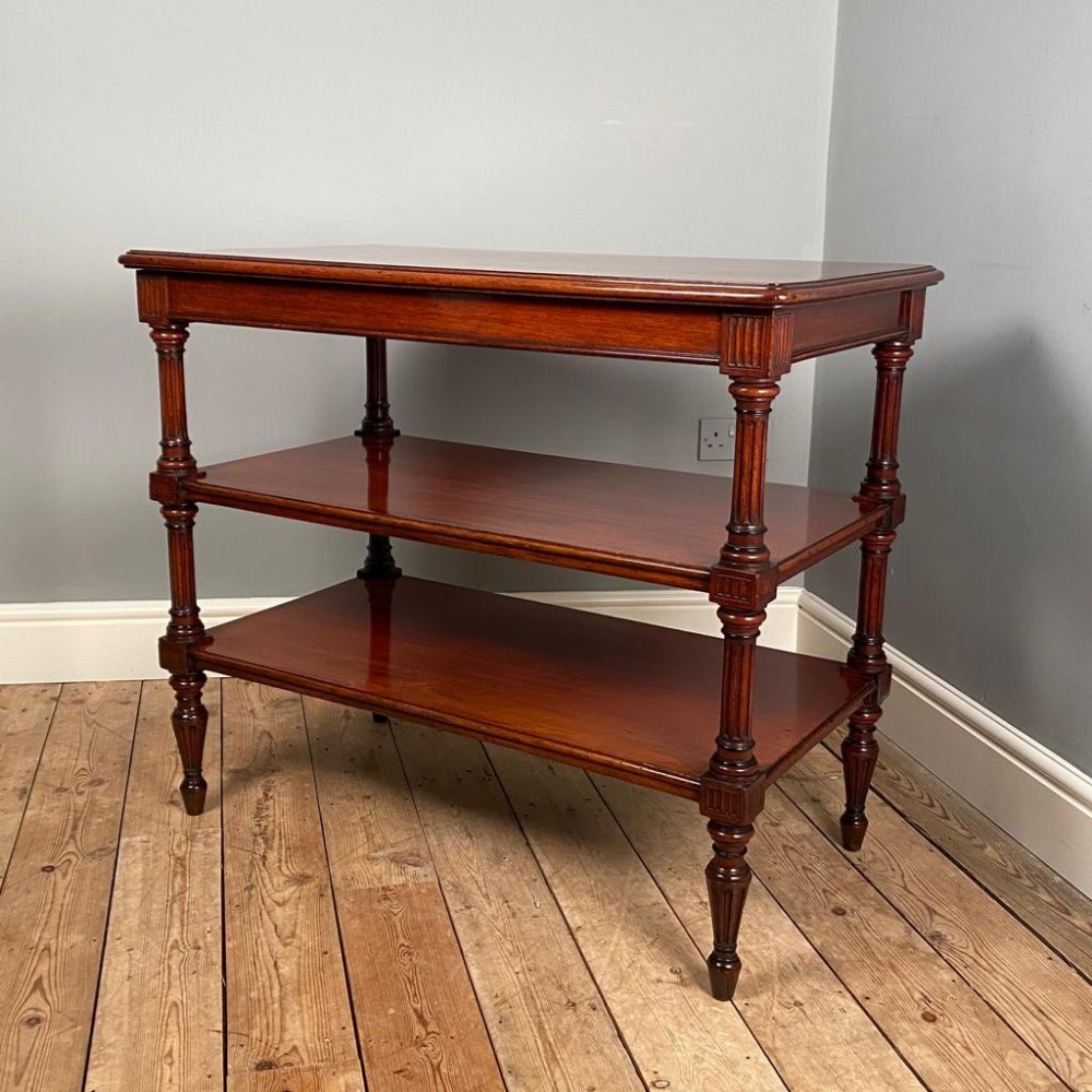 19th C Mahogany & Ebony Buffet