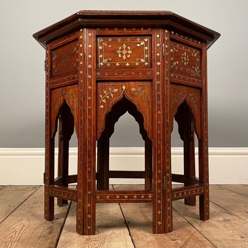 Brass Inlaid Hoshiarpur Table