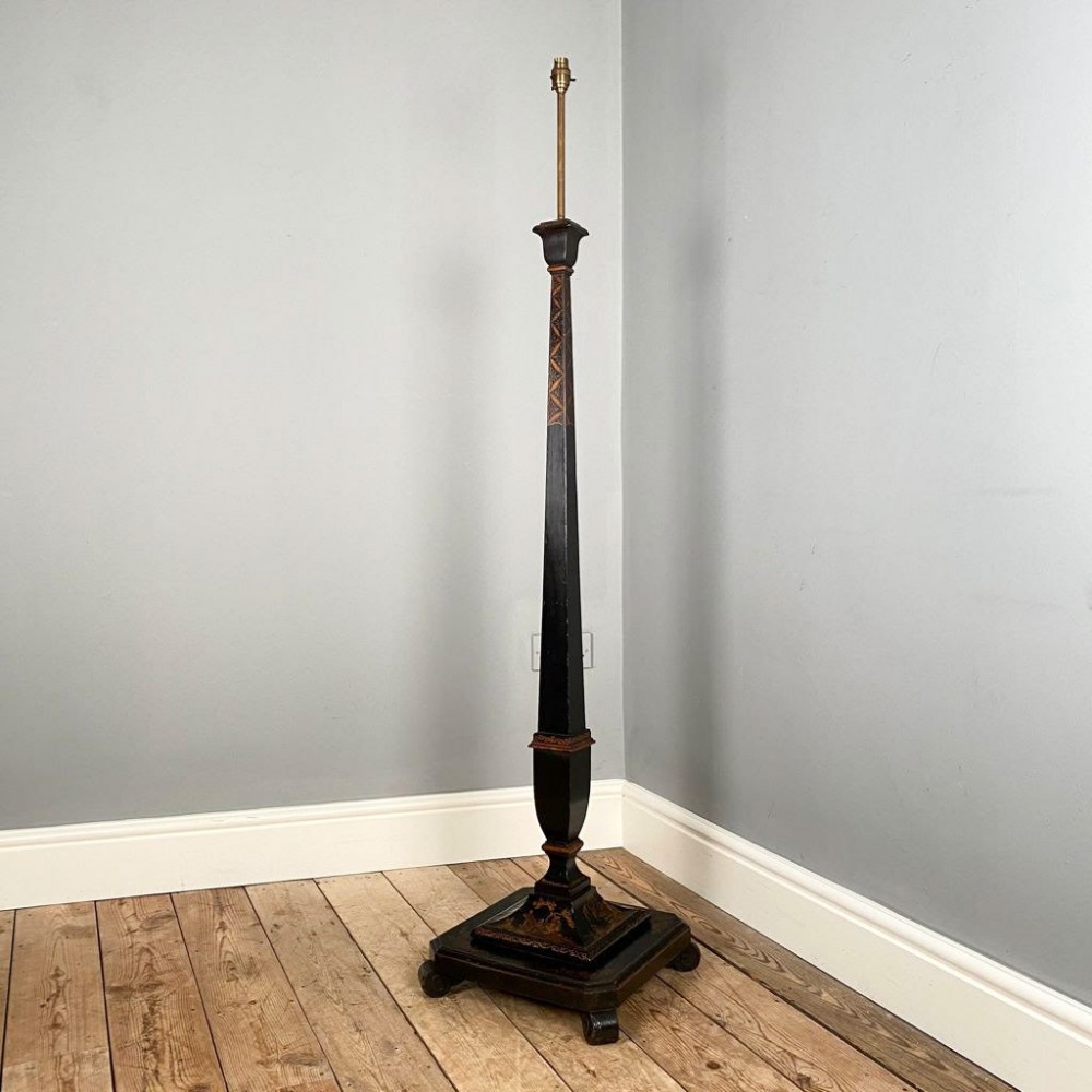 Edwardian Chinoiserie Standard Lamp