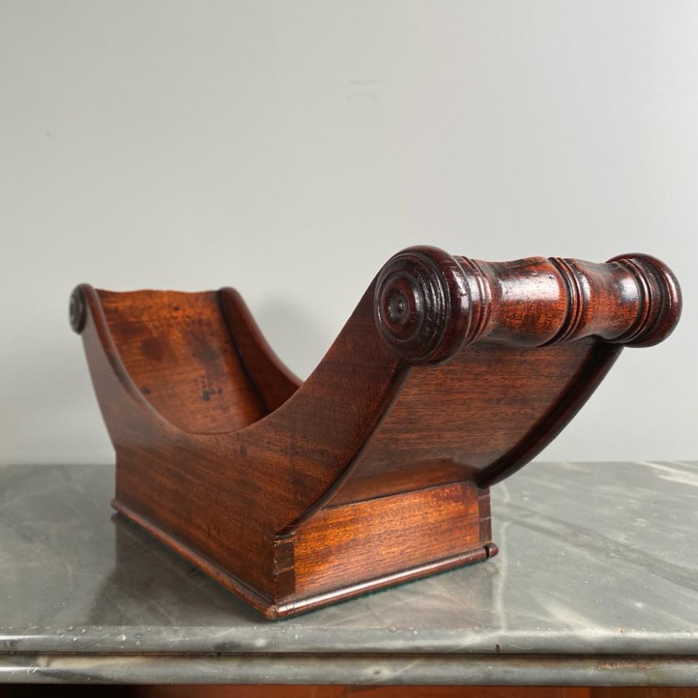 Georgian Mahogany Cheese Coaster