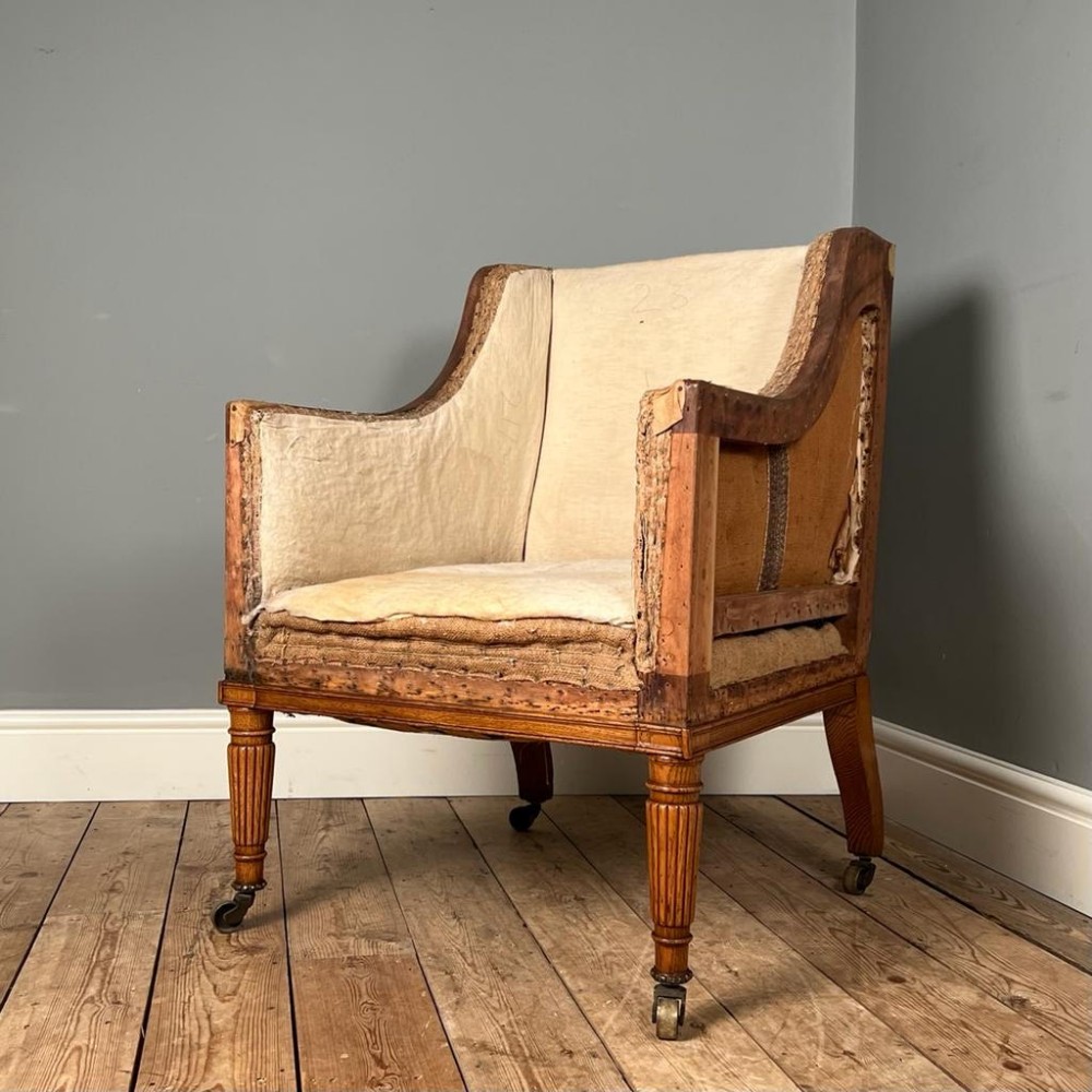 19th C Gillows Oak Library Chair