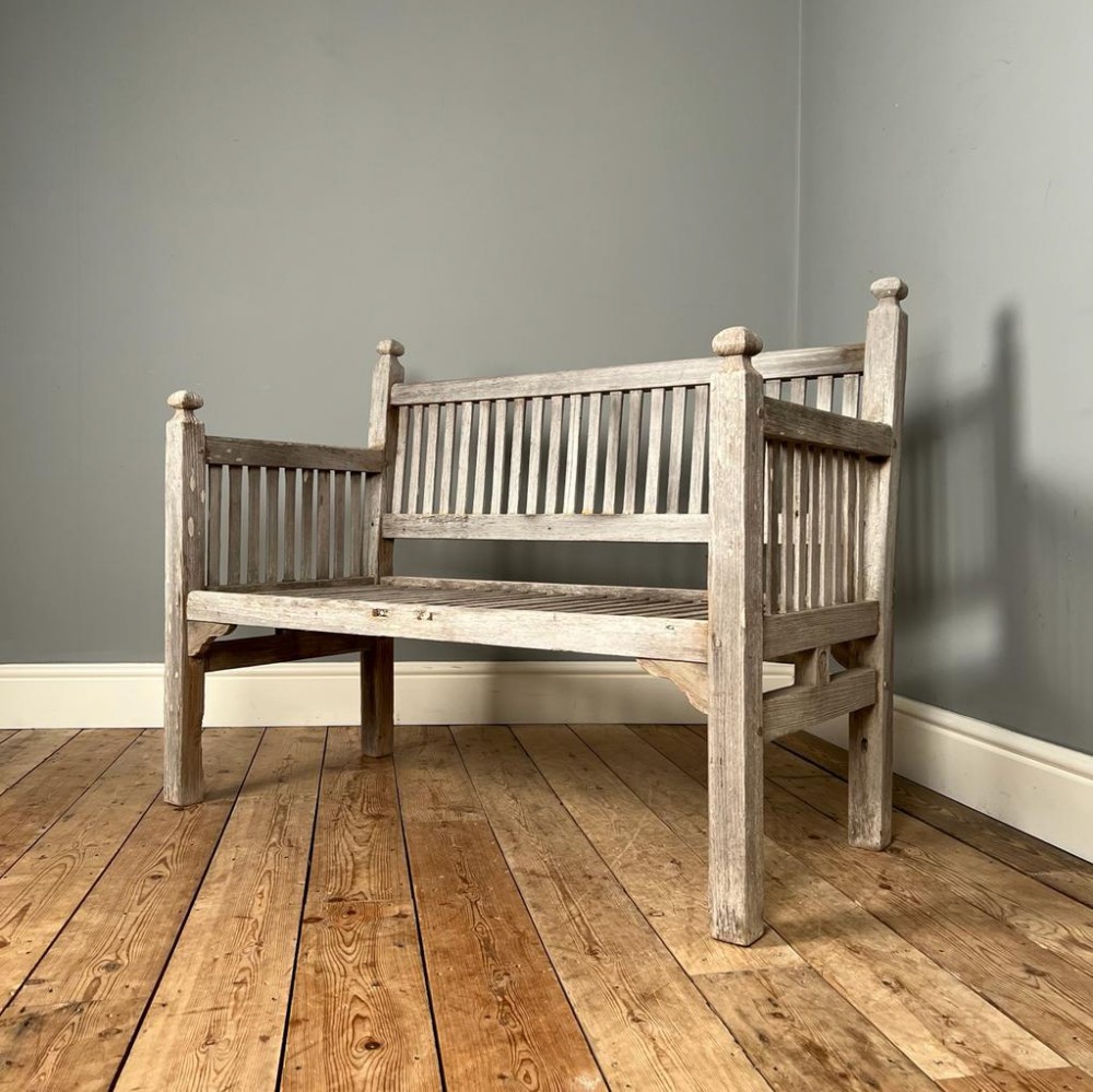  Iconic Heals of London Teak Garden Bench