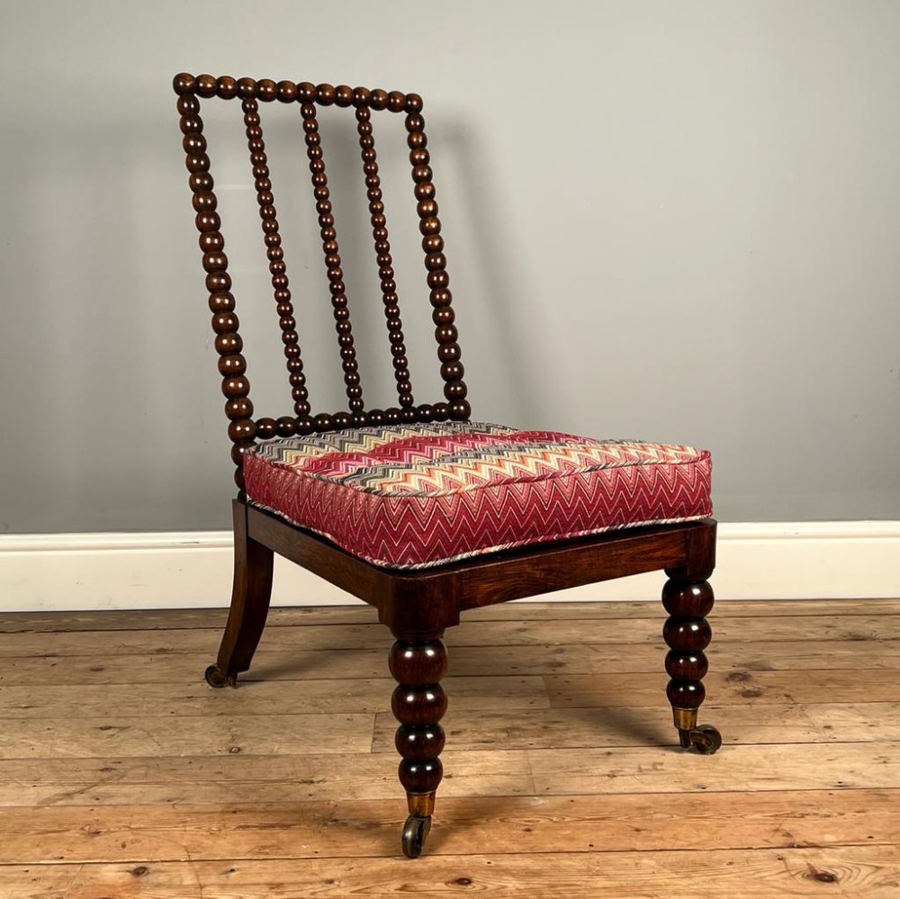 19th C Miles & Edwards Bobbin Chair