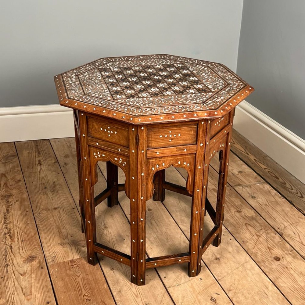 19th C Hoshiarpur Chess Board Top Table