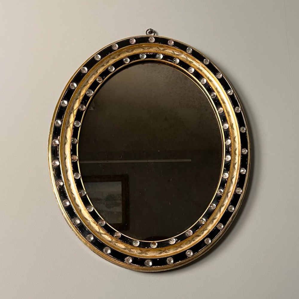 Beautiful Regency Irish Oval Mirror