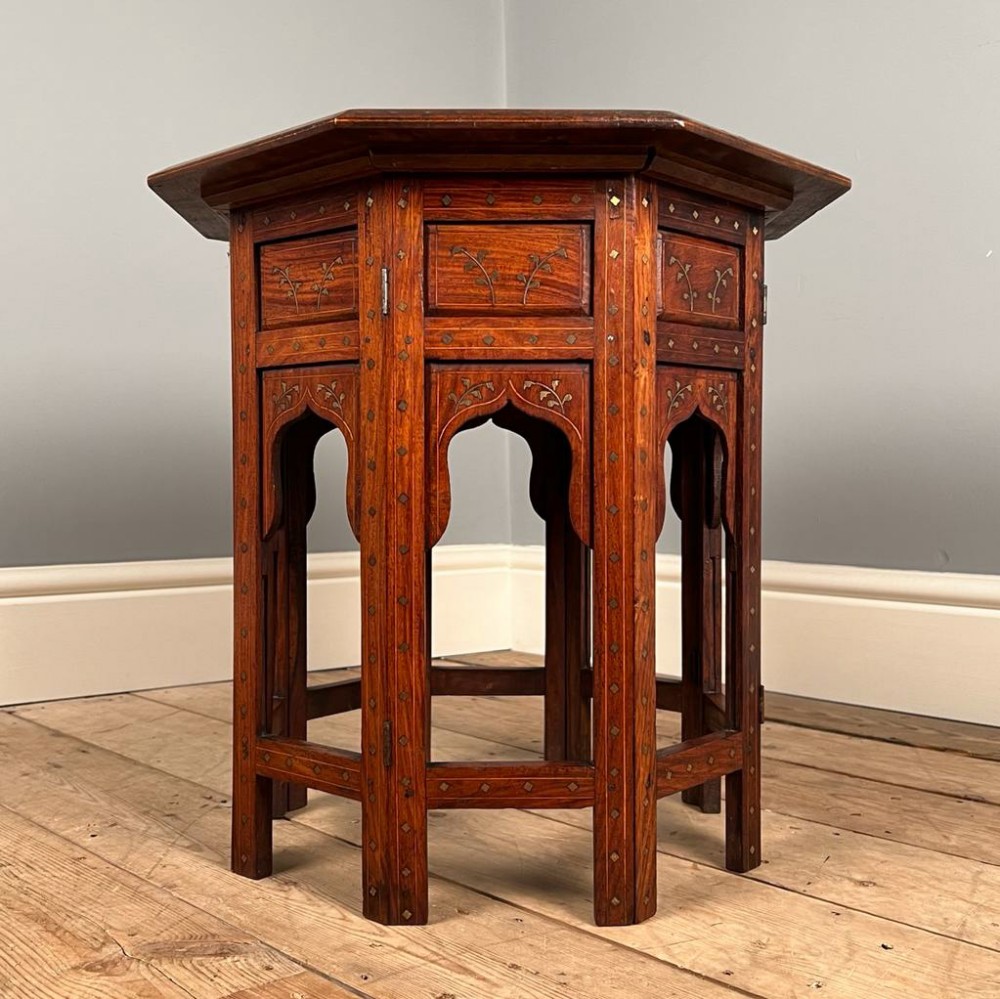 Brass Inlaid Hoshiarpur Table