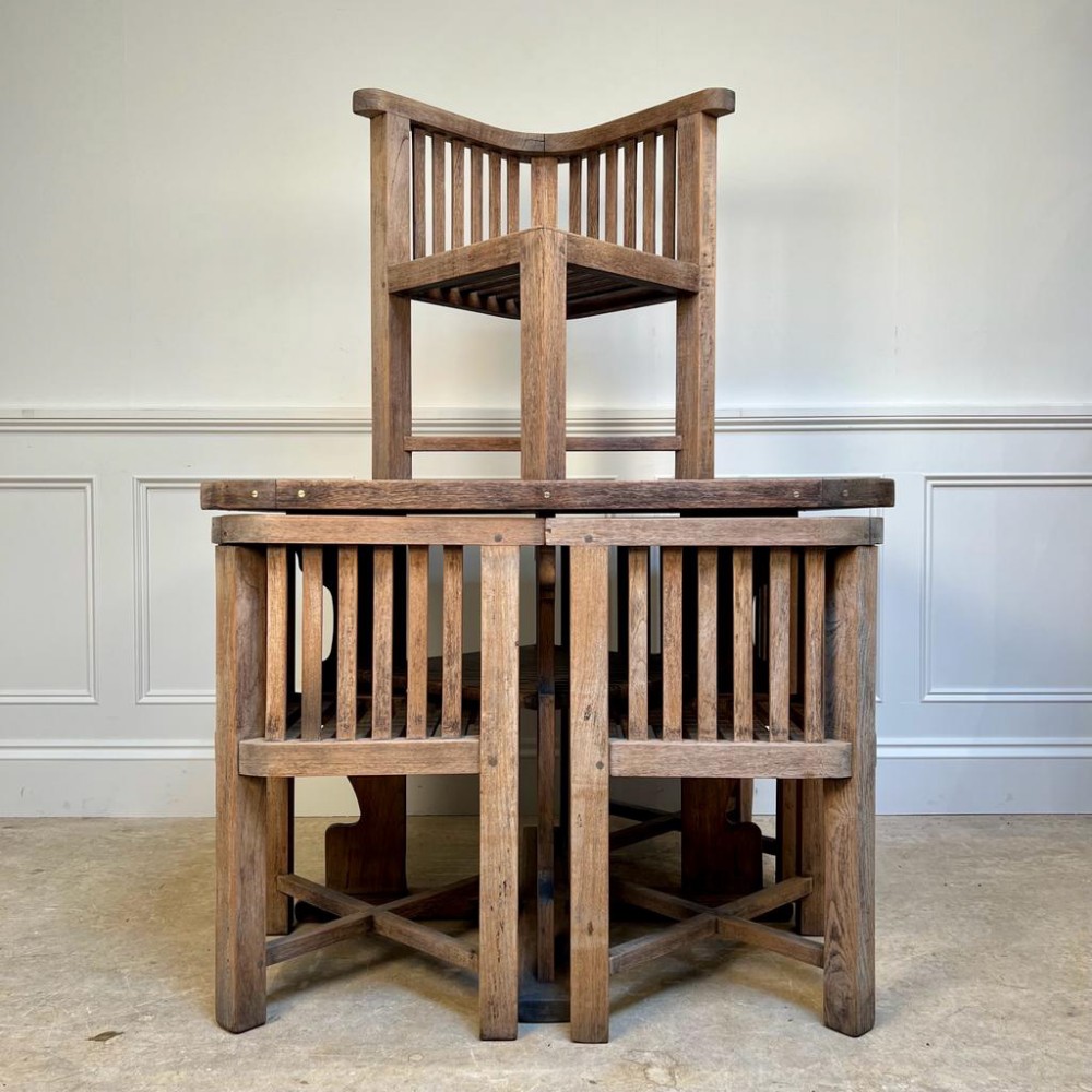Heals Plus 4 Teak Garden Table and Chairs