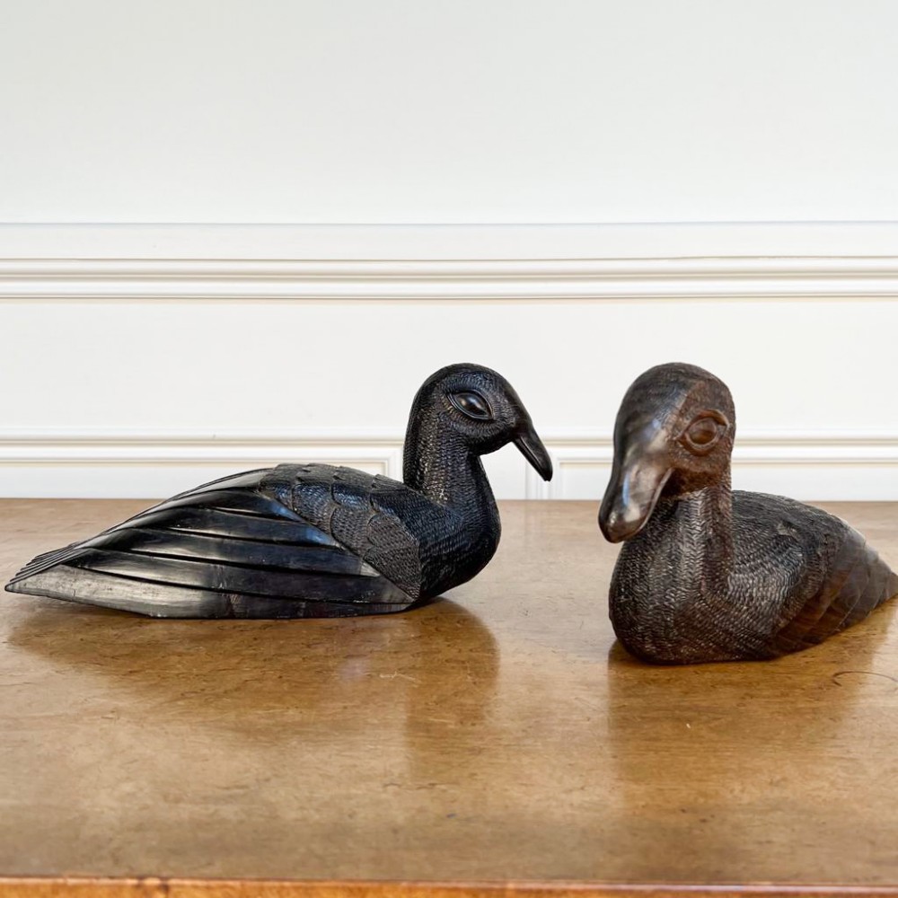 A Pair of Anglo Indian Duck Decoys