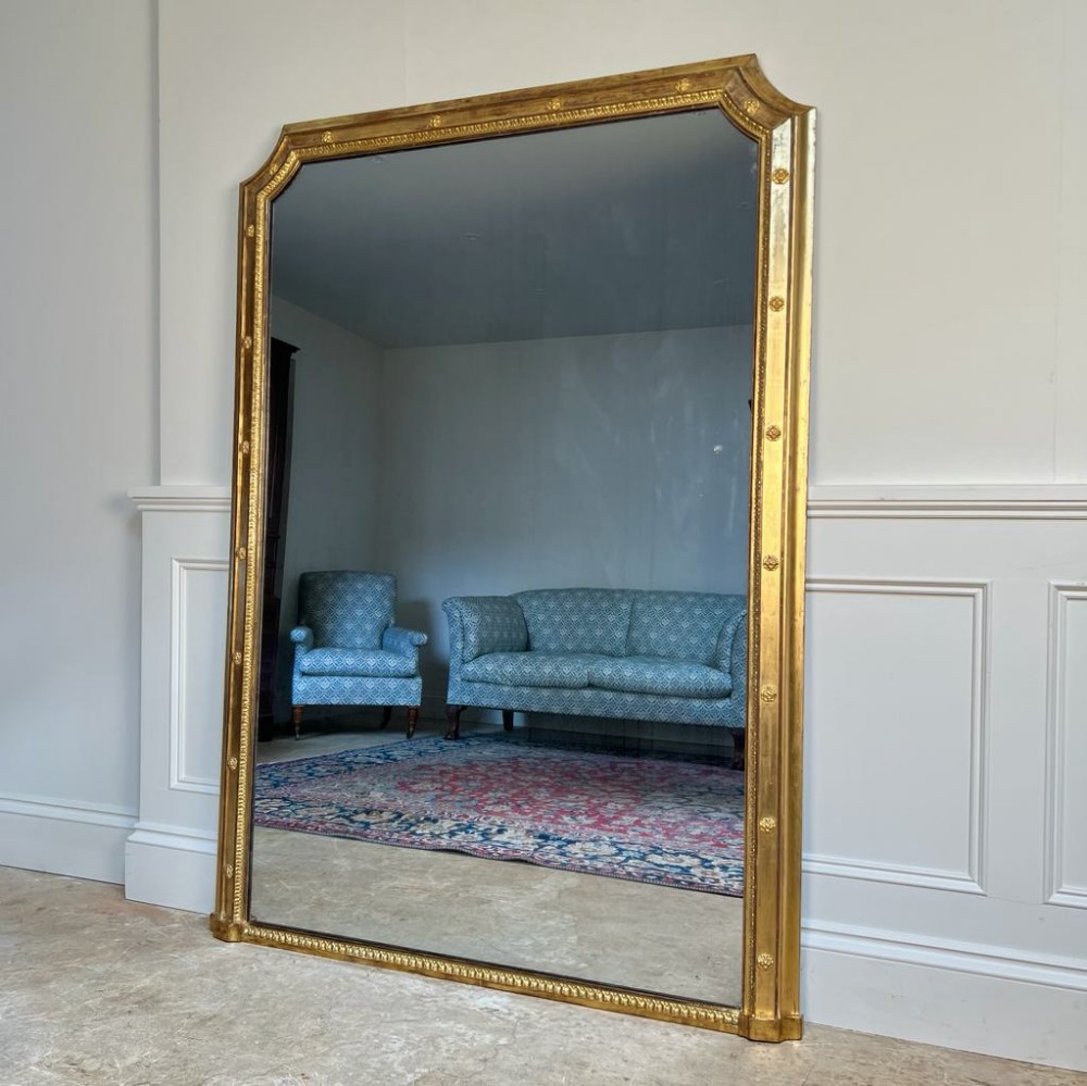 Beautiful Large Regency Giltwood Mirror