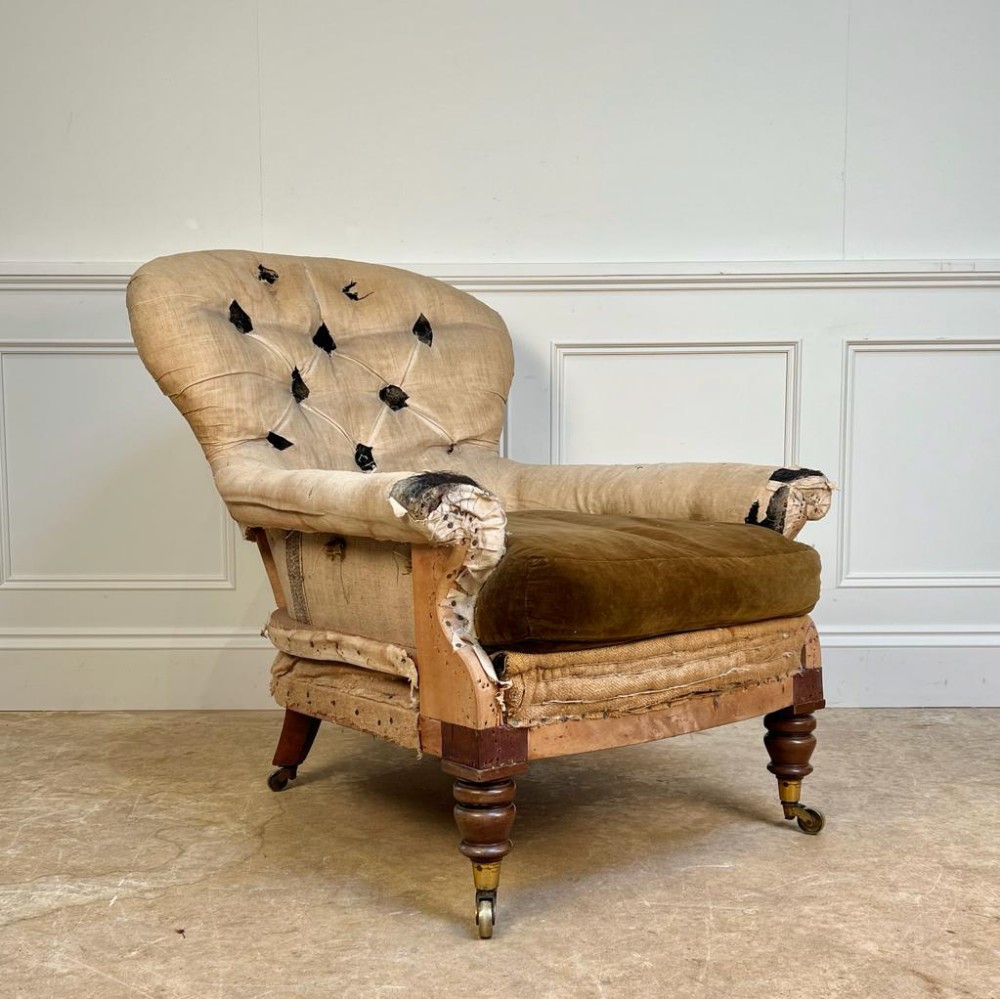 Large 19th C Country House Armchair