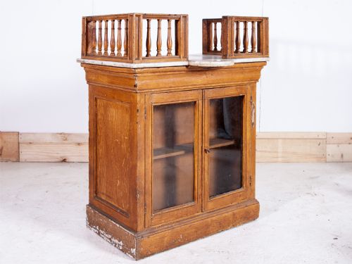 19TH CENTURY MARBLE TOP COUNTER - ADDITIONAL PHOTO 5