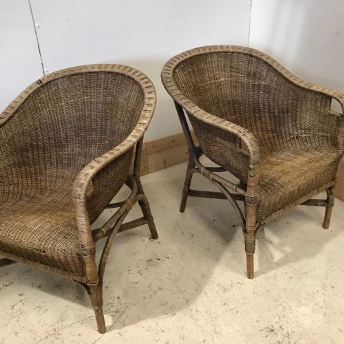 PAIR OF MAPLE CO CONSERVATORYGARDEN CHAIRS - ADDITIONAL PHOTO 2