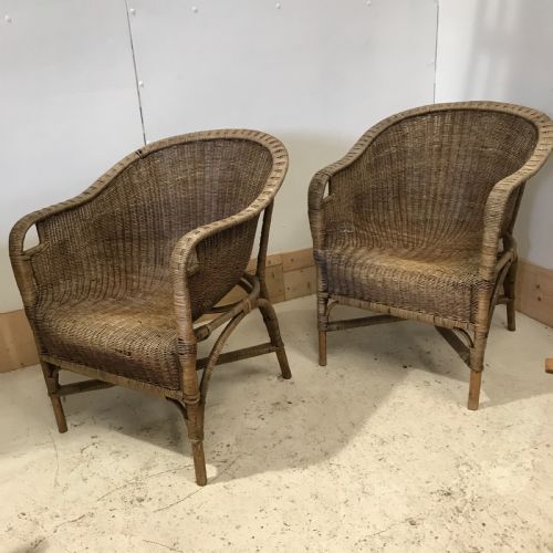 PAIR OF MAPLE CO CONSERVATORYGARDEN CHAIRS - ADDITIONAL PHOTO 3