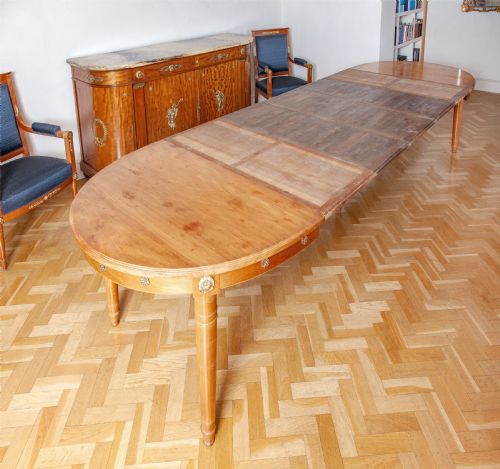 MAISON KREIGER MAHOGANY DINING SUITE IN EMPIRE STYLE - ADDITIONAL PHOTO 4