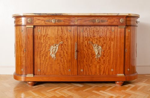 MAISON KREIGER MAHOGANY DINING SUITE IN EMPIRE STYLE - ADDITIONAL PHOTO 7
