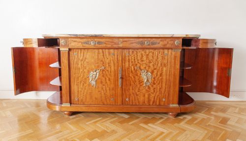 MAISON KREIGER MAHOGANY DINING SUITE IN EMPIRE STYLE - ADDITIONAL PHOTO 9